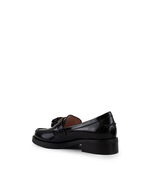 Mocassini Beat Shiny in pelle Black Coccinelle | E4 PF2 16 01 01001